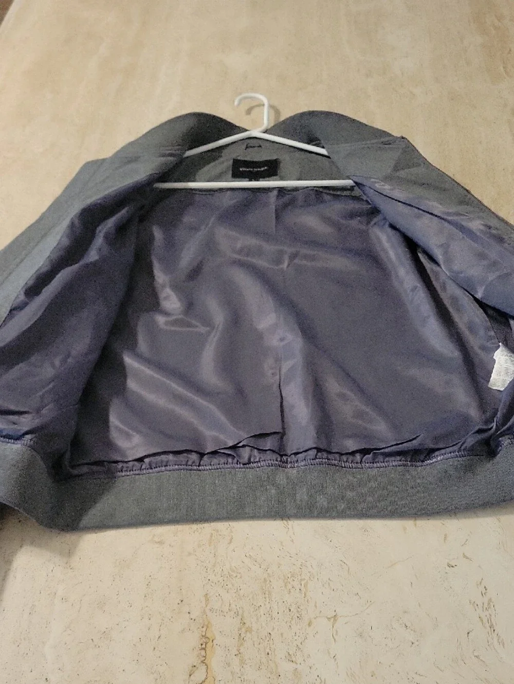 Banana Republic Men's Gray Bomber Jacket